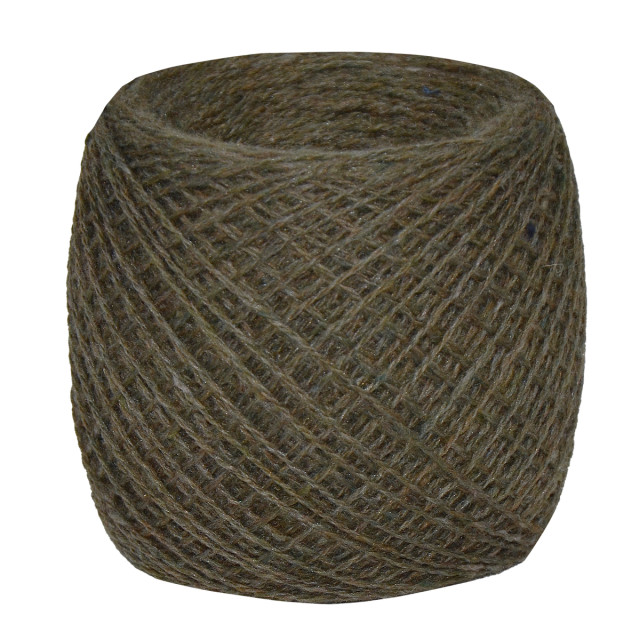 Przędza półwełniana merynosowa 10/2 nr.225 estragon 100g/500m TM Yaroslav